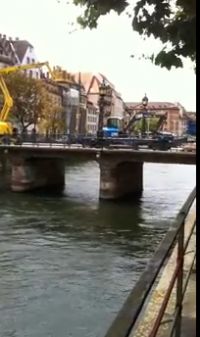 Réouverture du Pont Sainte-Madeleine. Publié le 24/02/12. Strasbourg